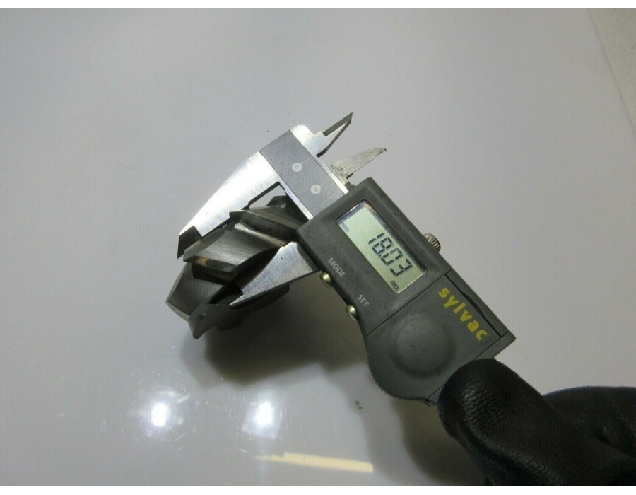 Πλαϊνό φρέζα HSS, φρέζα με αυλάκωση, φρέζα οδοντόμορφης dA 57,85 mm / dI 27 mm / h 18 mm