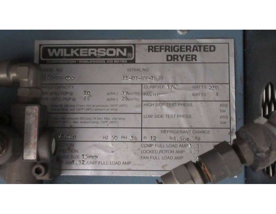 Συμπιεστής Ξηρού Αέρα Wilkerson compressed air dryer