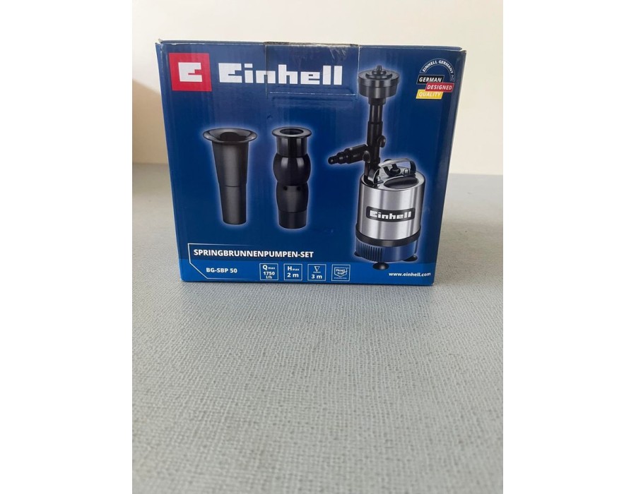 ΑΝΤΛΙΑ ΥΠΟΒΡΥΧΙΑ ΣΥΝΤΡΙΒΑΝΙΩΝ 50W 20 X 16 CM EINHELL ΣΕΤ ΜΕ ΑΚΡΟΦΥΣΙΟ