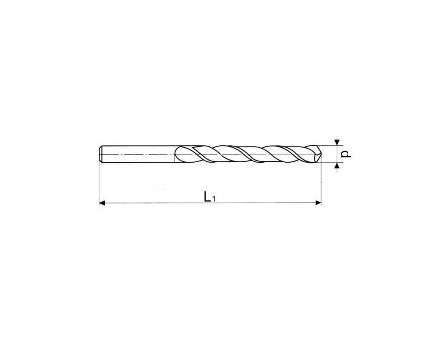 Τρυπάνι μπετόν με διπλό σπιράλ 18 x 400 mm