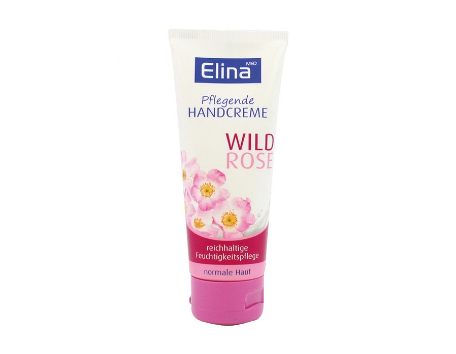 Κρέμα χεριών Elina Wild Rose 75ml σε σωληνάριο