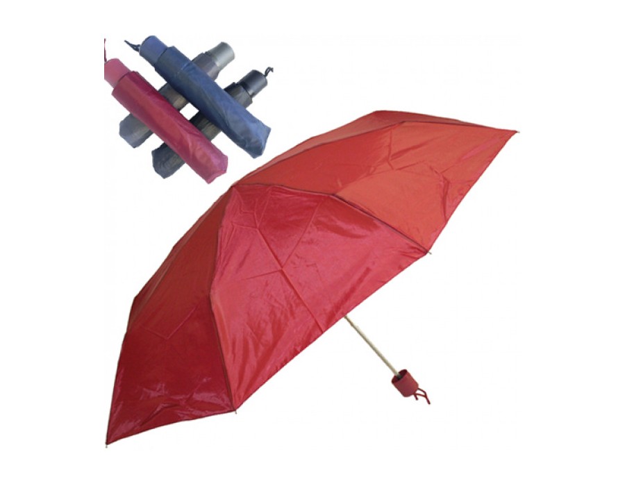 Ομπρέλα 100cm πτυσσόμενη ομπρέλα κλασικά χρώματα