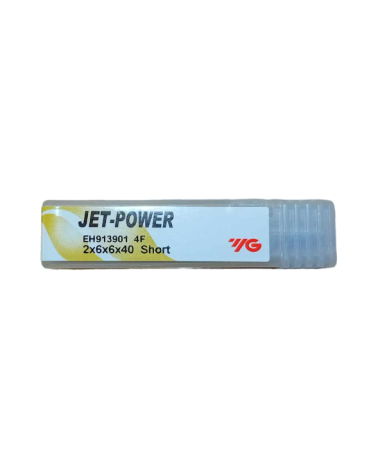 Κονδύλια Φρέζας Καρβιδιου JET-POWER EH913901 4F 2x6x6x40 Short