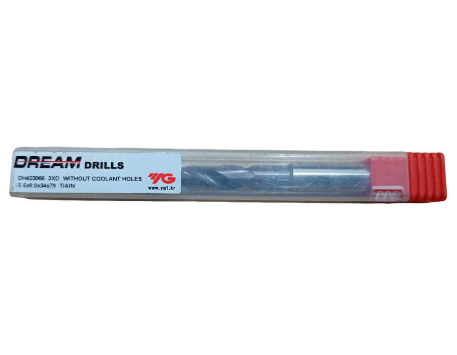 Τρυπάνι μετάλου καρβιδίου DREAM DRILLS DH423066 3XD 6.6x8.0x34x79 TiAIN